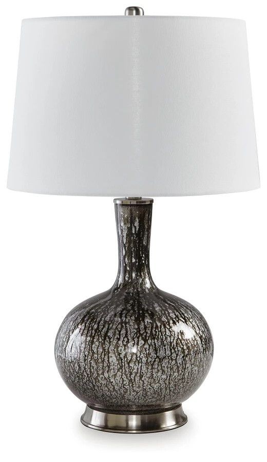L430844 GLASS LAMP SET TENSLOW (ASH)