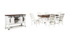 VALEBECK DINING SET WITH 6 CHAIRS