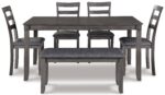 BRIDSON TABLE SET WITH 4 CHAIRS