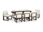 DARIMORE DINING SET WITH 6 CHAIRS