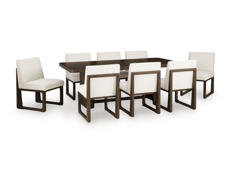 DARIMORE DINING SET WITH 6 CHAIRS