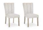 KARMENTION DINING SET WITH 6 CHAIRS