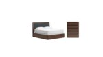 KENDAMORE BEDROOM SET( BED + CHEST OF DRAWERS)