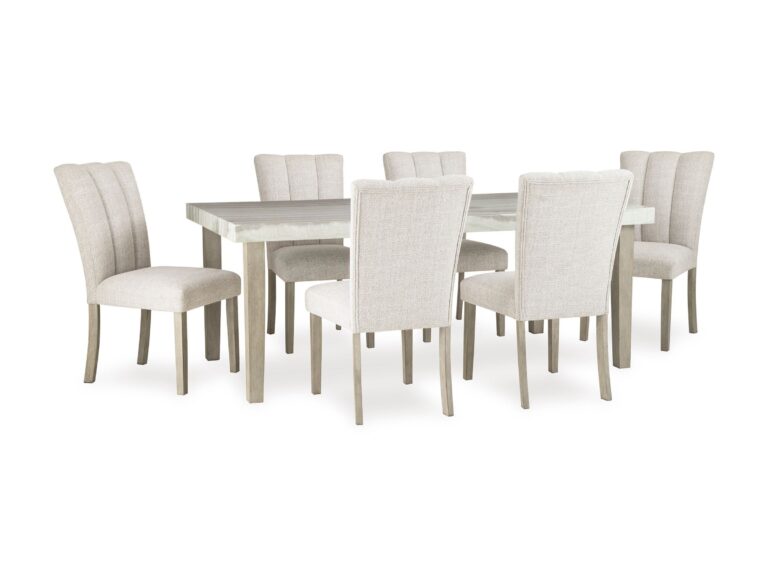 KARMENTION DINING SET WITH 6 CHAIRS