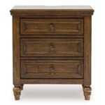 STURLAYNE BEDROOM SET( BED + 2 NIGHT STANDS+ MIRRORED DRESSER + CHEST OF DRAWERS)